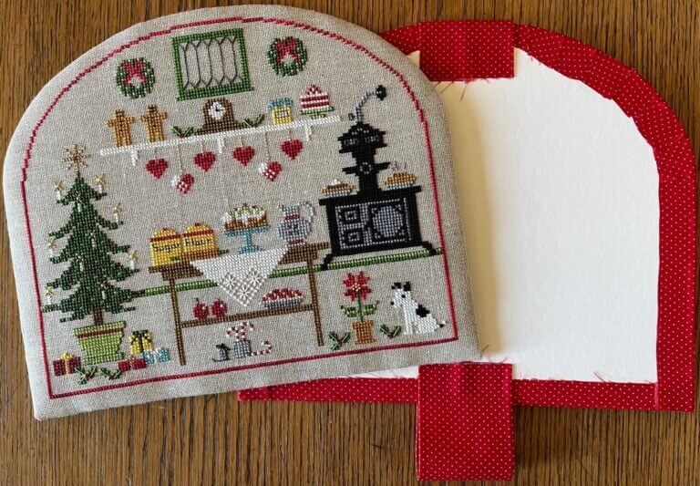 Front shown partially overlaying easel back